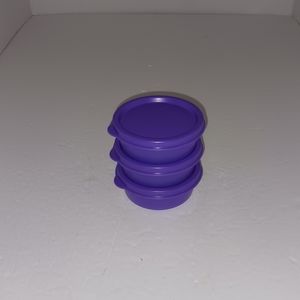 Tupperware Mini Half Size 2 oz. Snack Cups / Bowls - NWOT